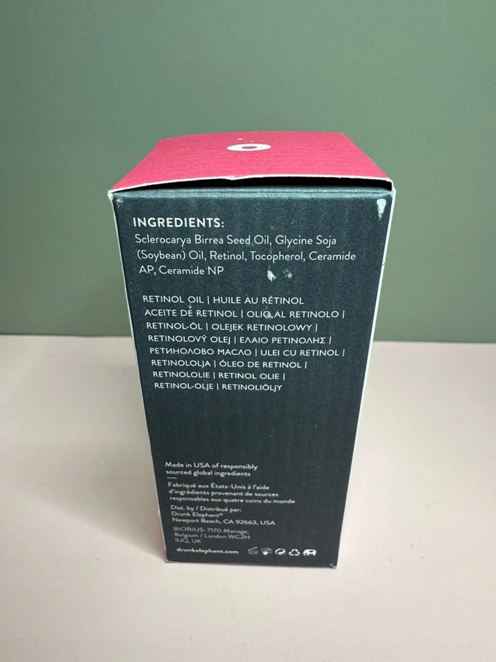 Drunk Elephant A-Gloei Maretinol Oil 1 oz Retinol Ceramides New In Box